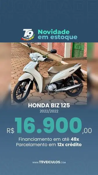 Moto Honda Biz 125 2022 Flex