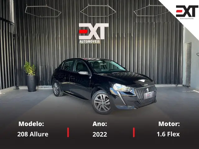 Carro Peugeot 208 2022 Allure 1.6 (Flex) (Aut)