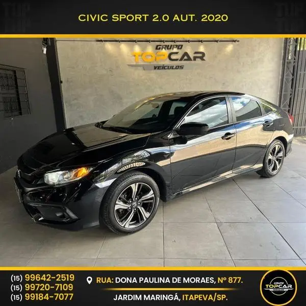 Carro Honda Civic 2020 2.0 LX CVT