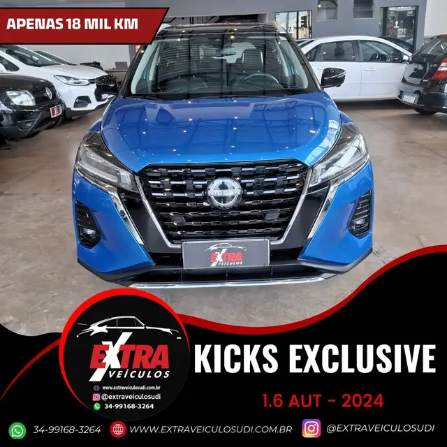 Carro Nissan Kicks 2024 Exclusive CVT 1.6 (Flex) (Pack Tech)