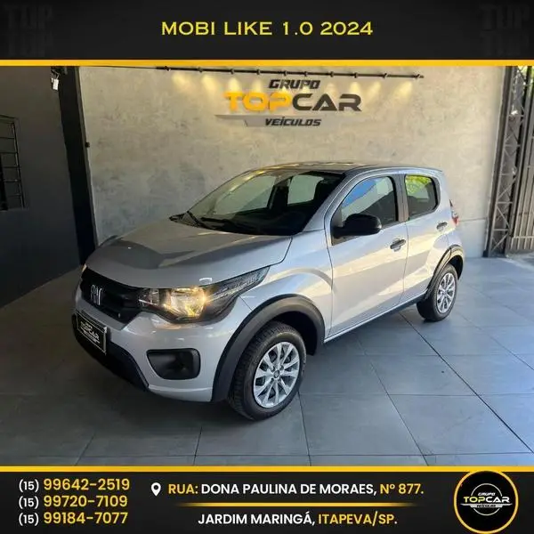 Carro Fiat Mobi 2024 Like 1.0