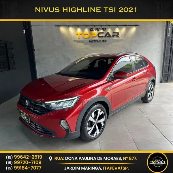 Carro Volkswagen Nivus 2021 Comfortline 1.0 Turbo (Aut) (Flex)