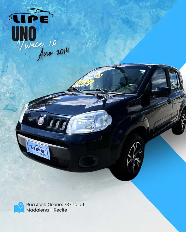 Carro Fiat Uno 2014 Vivace College 1.0 8V (Flex) 4p