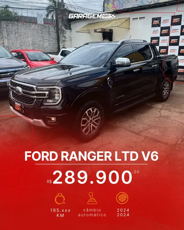 Carro Ford Ranger Cabine Dupla 2024 Limited 3.0
