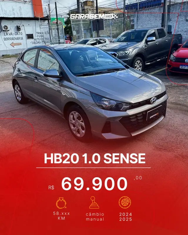 Carro Hyundai HB20 2025 Comfort Plus 1.0 (Mec.)