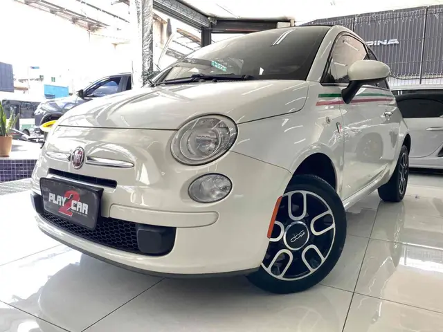 Carro Fiat 500 2014 Cabrio Dualogic 1.4 Evo (Flex)