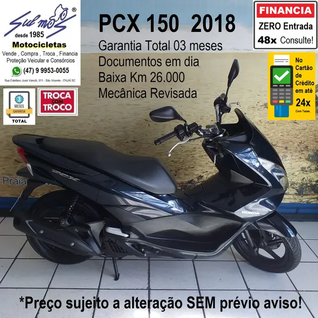Moto Honda PCX 150 2018 DLX