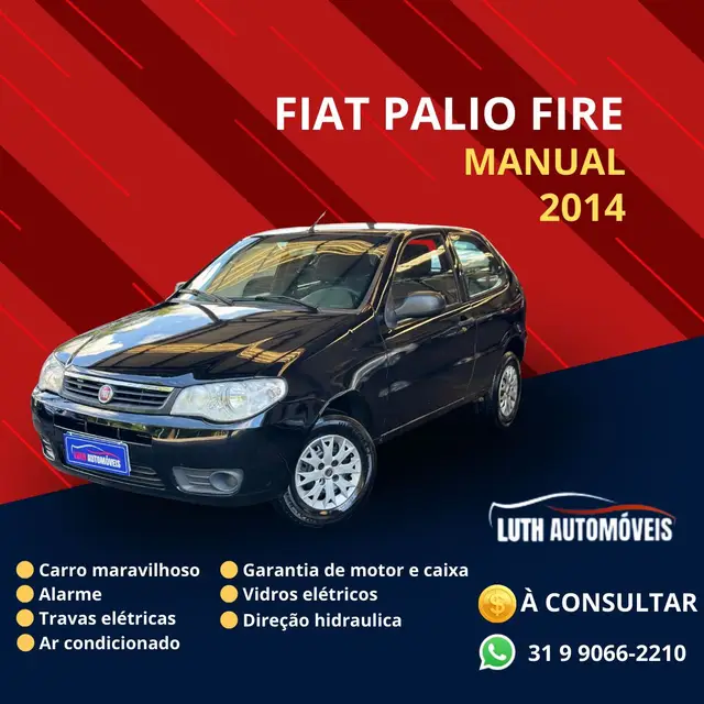 Carro Fiat Palio 2014 1.0/ Trofeo 1.0 Fire/ Fire Flex 2p