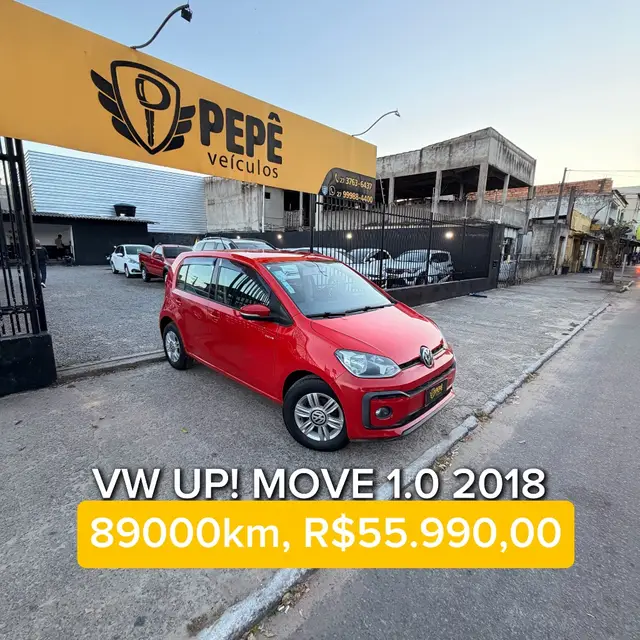 Carro Volkswagen Up! 2018 1.0 12v E-Flex move up!