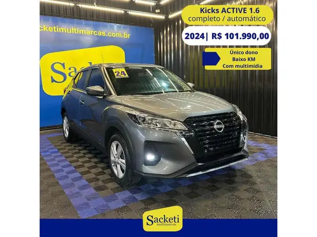 Carro Nissan Kicks 2024 Active 1.6 (Flex)