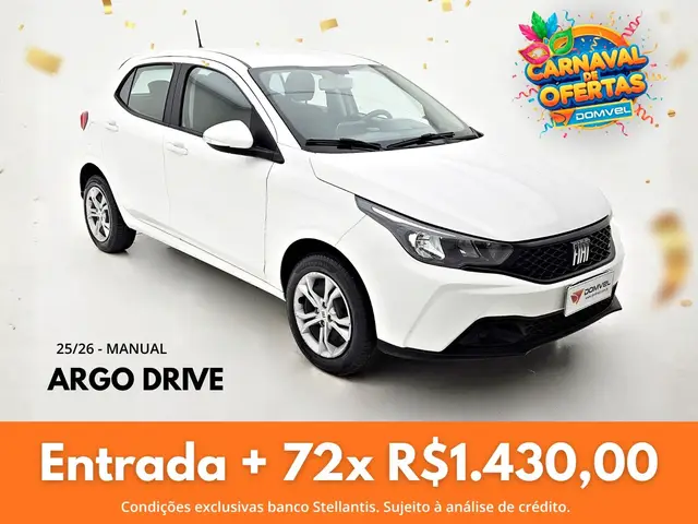 Carro Fiat Argo 2025 Drive 1.0