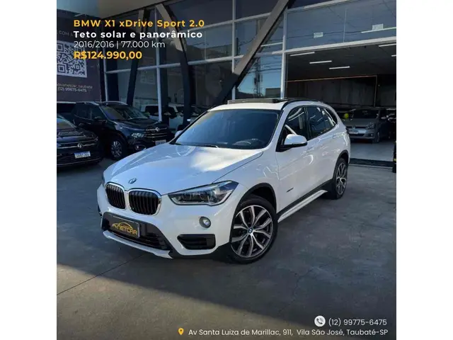 Carro BMW X1 2016 2.0 sDrive20i GP ActiveFlex
