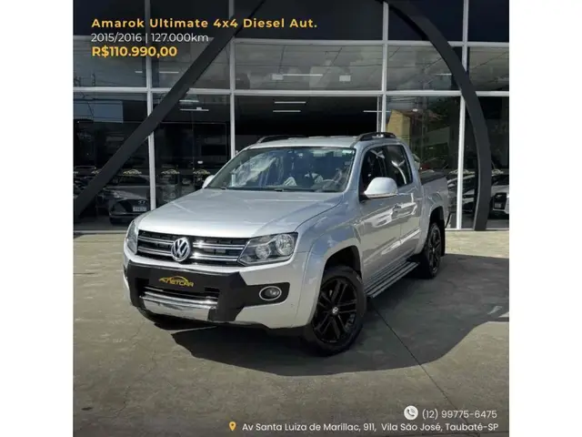 Carro Volkswagen Amarok 2016 2.0 CD 4x4 TDi Highline (Aut)