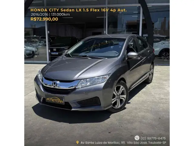 Carro Honda City 2016 LX 1.5 CVT (Flex)