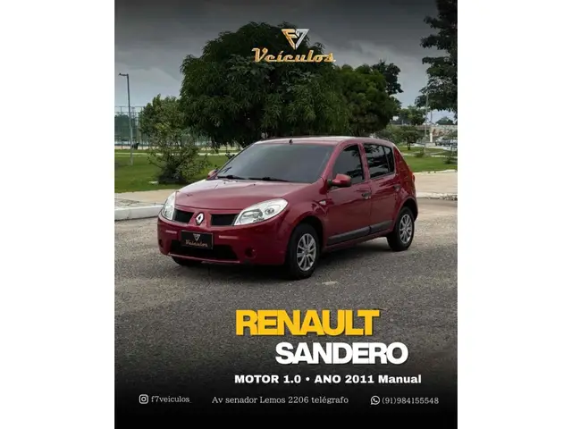 Carro Renault Sandero 2011 Expression 1.0 16V (flex)