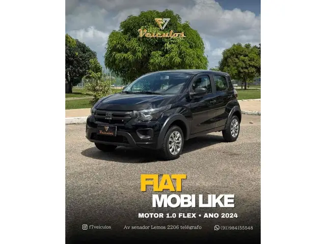 Carro Fiat Mobi 2024 Like 1.0
