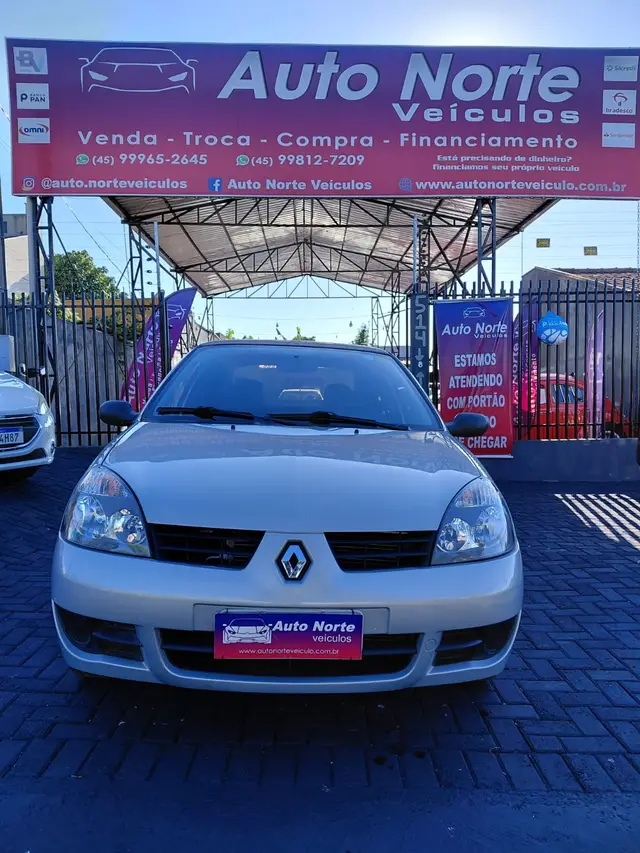 Carro Renault Clio Sedan 2009 Authentique 1.0 16V (flex)