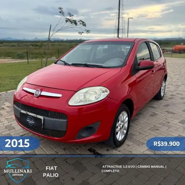 Carro Fiat Palio 2015 ATTRA. Best Seller 1.0 EVO Flex 5p