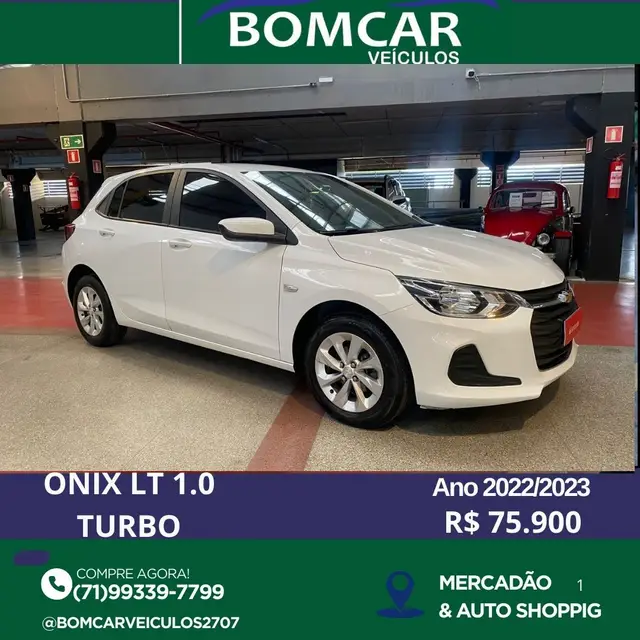 Carro Chevrolet Onix 2023 LT 1.0 Turbo