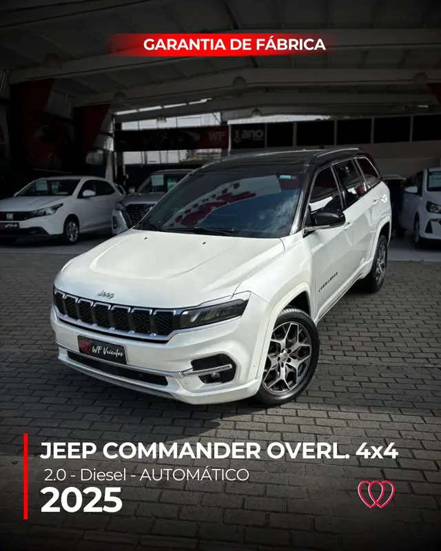 Carro Jeep Commander 2025 Overland 2.2 Turbodiesel