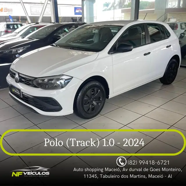 Carro Volkswagen Polo 2024 Track 1.0 Flex 12V 5p
