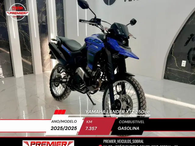 Moto Yamaha XTZ 250 Lander 2025 Connected