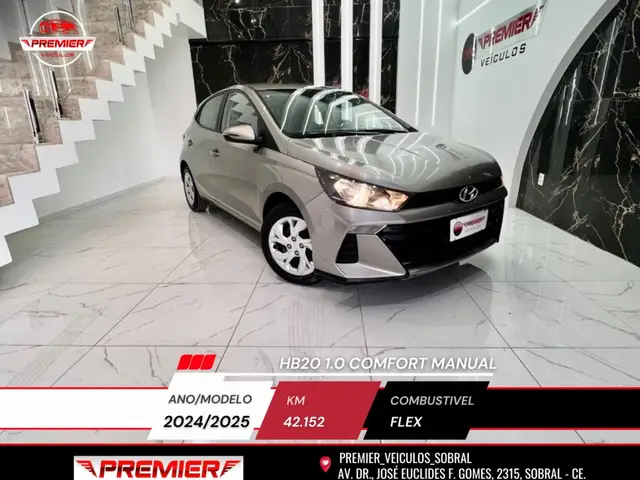 Carro Hyundai HB20 2025 Comfort Plus 1.0 (Mec.)