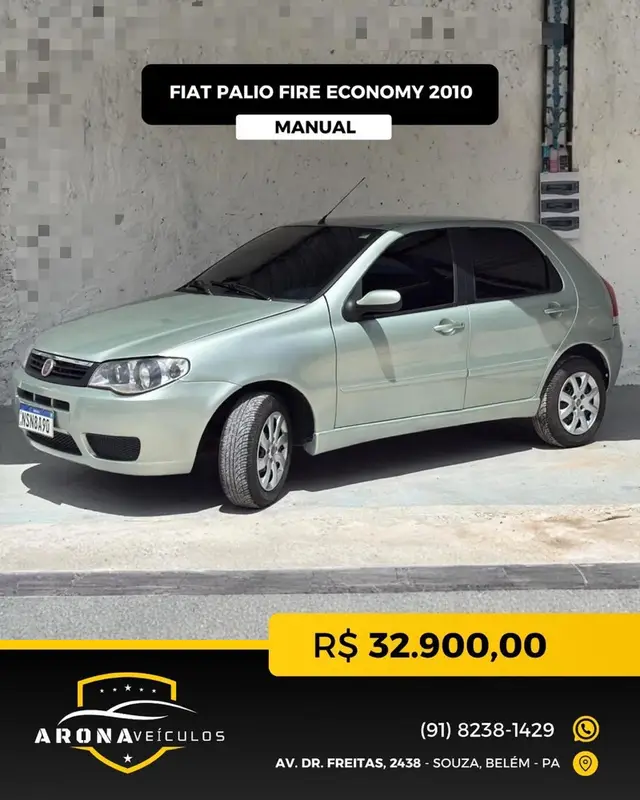 Carro Fiat Palio 2010 1.0 Economy Fire
