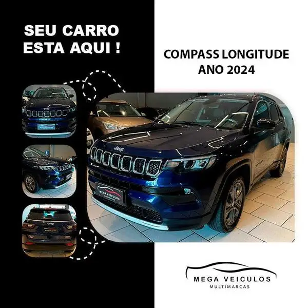 Carro Jeep Compass 2024 Limited 1.3 T270 (Aut) (Flex)