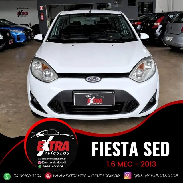 Carro Ford Fiesta Sedan 2013 Sed. 1.6 8V Flex 4p
