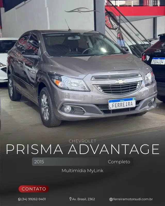 Carro Chevrolet Prisma 2015 1.0 Advantage SPE/4