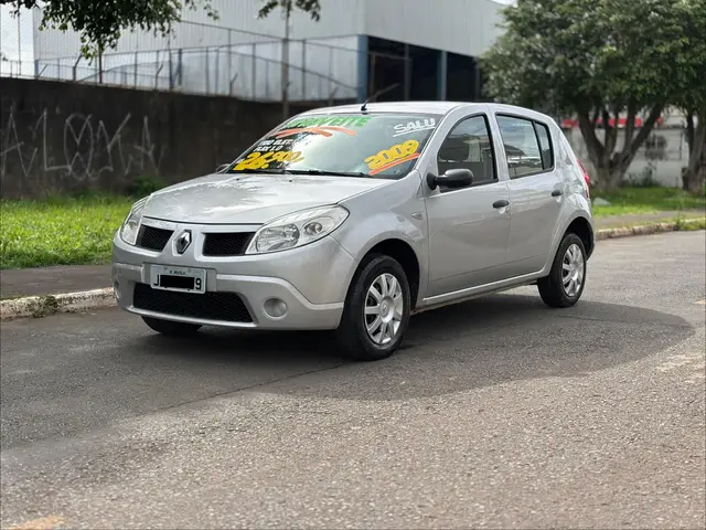 Carro Renault Sandero 2009 Authentique 1.0 16V (flex)