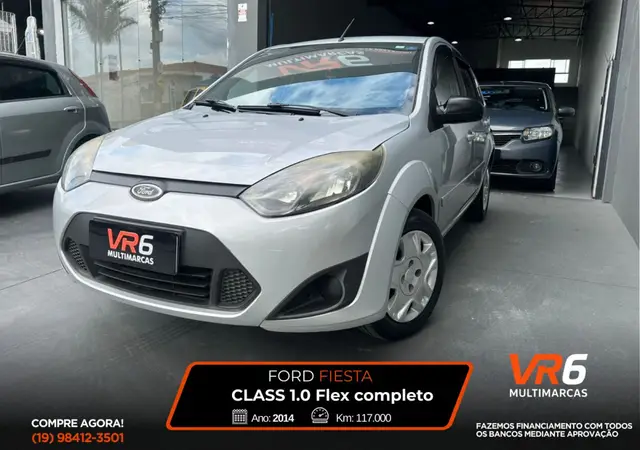 Carro Ford Fiesta Hatch 2014 SE 1.0 RoCam (Flex)