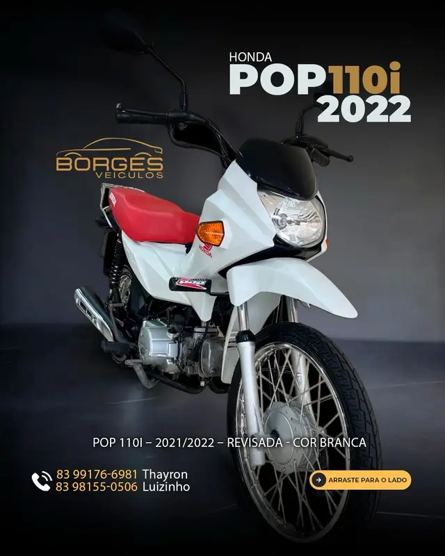 Moto Honda Pop 110i 2022 110i