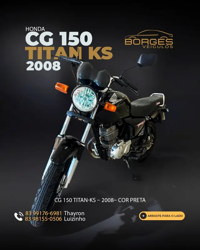 Moto Honda CG 150 2008 Titan KS