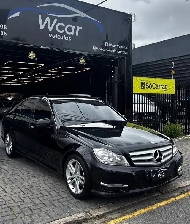 Carro Mercedes-Benz Classe C 2014 C 180 1.6 CGI Turbo