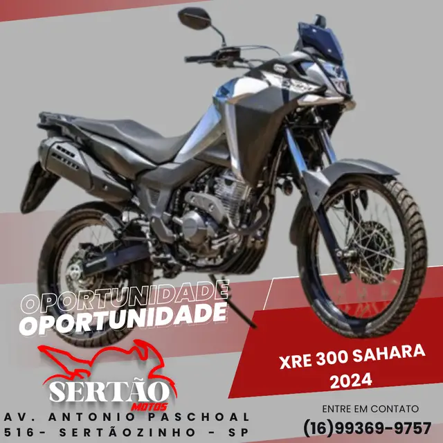 Moto Honda XRE Sahara 300 2024 ABS