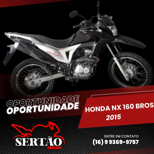 Moto Honda NXR 160 2015 Bros ESDD