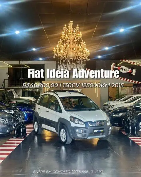 Carro Fiat Idea 2015 Adventure 1.8 16V Dualogic (Flex)