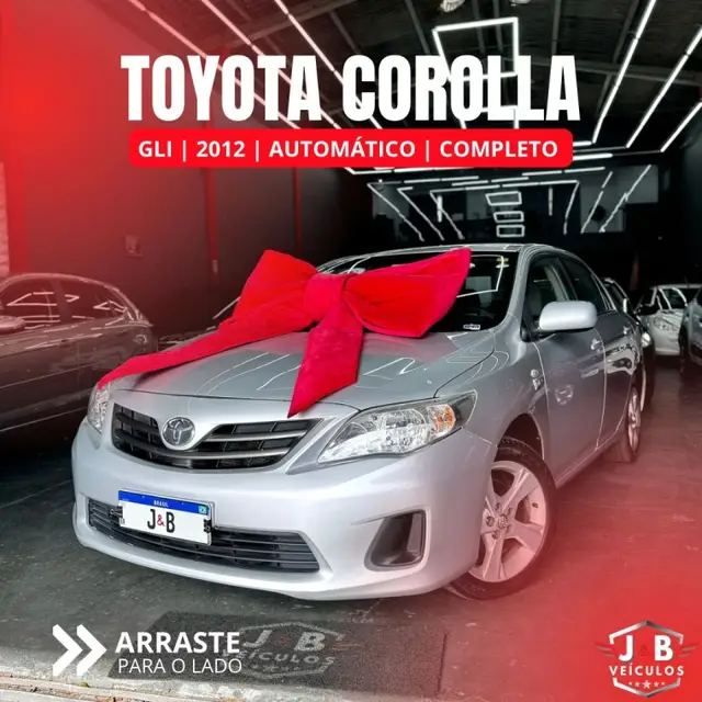 Carro Toyota Corolla 2012 Sedan 1.8 Dual VVT-i GLI (aut) (flex)