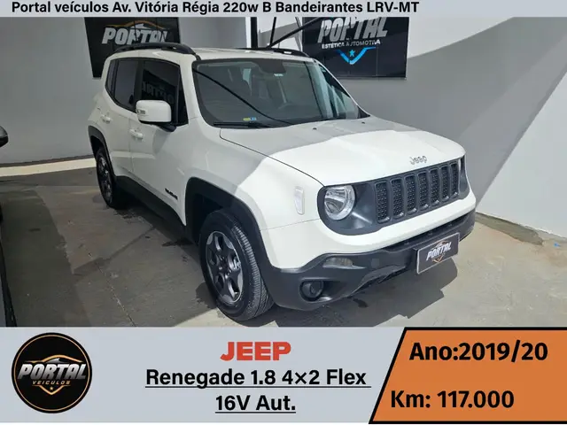Carro Jeep Renegade 2020 1.8 4x2 (Aut) (Flex) (PCD)
