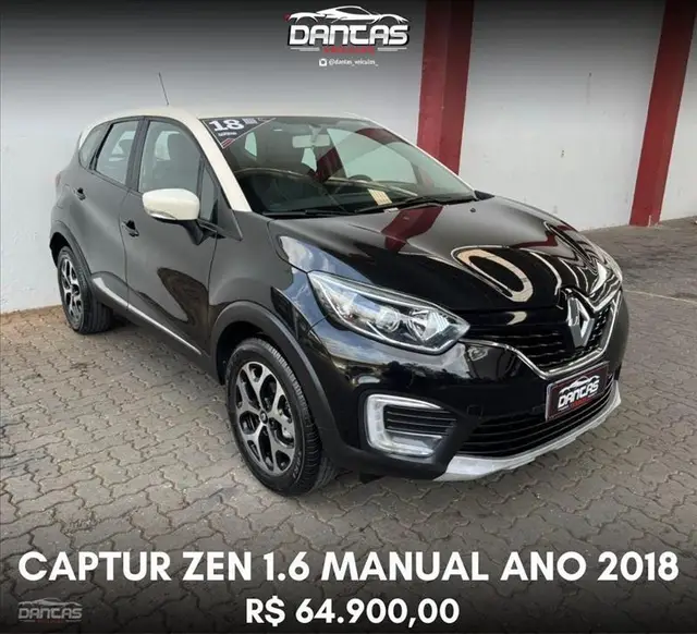 Carro Renault Captur 2018 Zen 1.6 16v SCe (Flex)