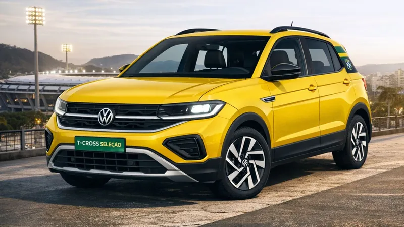 Segredo: VW T-Cross Seleção será versão especial da marca para a Copa do Mundo