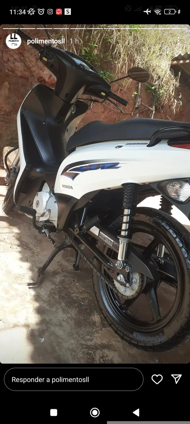 Moto Honda Biz 125i 2014 EX