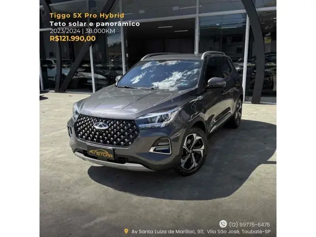 Carro CAOA Chery Tiggo 5X Pro 2024 1.5 Turboflex (Aut)