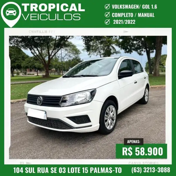 Carro Volkswagen Gol 2022 1.6 (Flex)