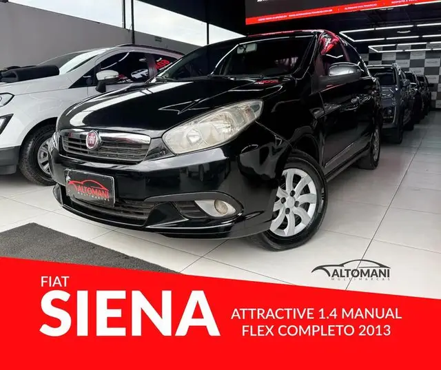 Carro Fiat Grand Siena 2013 Evo Attractive 1.4 8V (Flex)
