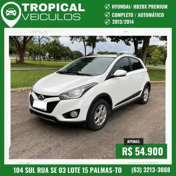 Carro Hyundai HB20X 2014 Premium 1.6 (Aut) (Flex)