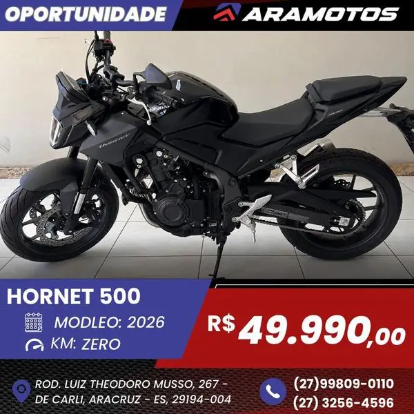 Moto Honda Hornet 2026 500