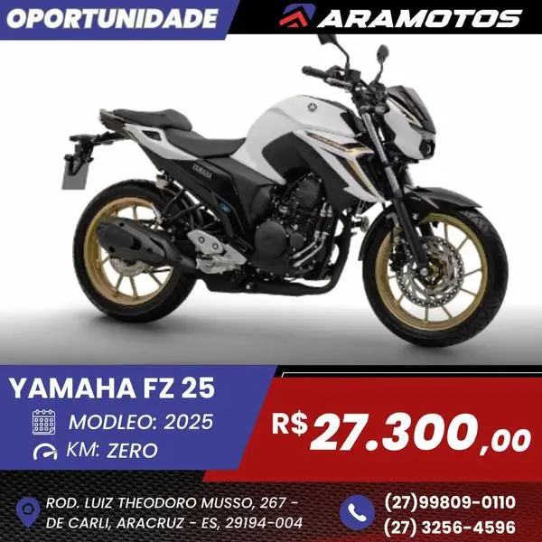 Moto Yamaha Fazer FZ25 2025 Flex